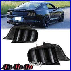 LED Tail Lights for 2015-2023 Ford Mustang Sequential Turn Signals Rear Lamps
