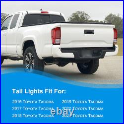 LED Tail Lights for 2016-2021 Toyota Tacoma Sequential Turn Signal Rear Lamp Set