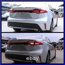 LED Tail Lights for 2020-2025 Toyota Corolla Sedan Sequential Signal Taillight