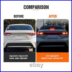 LED Tail Lights for 2020-2025 Toyota Corolla Sedan Sequential Signal Taillight
