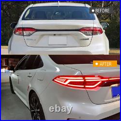 LED Tail Lights for 2020-2025 Toyota Corolla Sedan Sequential Signal Taillight