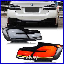 LED Tail Lights for BMW 5 Series F10 M5 2011-2016 Animation Grey Rear Lamps