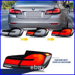 LED Tail Lights for BMW 5 Series F10 M5 2011-2016 Animation Grey Rear Lamps