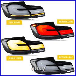 LED Tail Lights for BMW 5 Series F10 M5 2011-2016 Animation Grey Rear Lamps