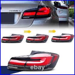 LED Tail Lights for BMW 5 Series F10 M5 2011-2016 Animation Sequential Rear Lamp