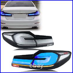 LED Tail Lights for BMW G30 M5 F90 5 Series 2017-2020 Sequential Rear Lamps Blue