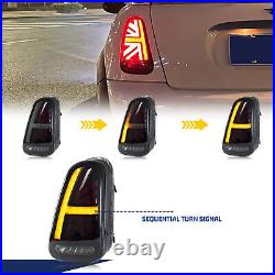 LED Tail Lights for BWM Mini Cooper R50 2001-2006 Sequential Smoked Rear Lamps