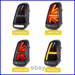 LED Tail Lights for BWM Mini Cooper R50 2001-2006 Sequential Smoked Rear Lamps