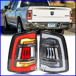 LED Tail Lights for Dodge Ram 1500 2500 3500 2009-2012 Clear Rear Lamp Assembly