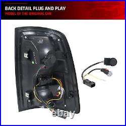 LED Tail Lights for Dodge Ram 2009-2018 4th GEN Sequential Lamps Clear