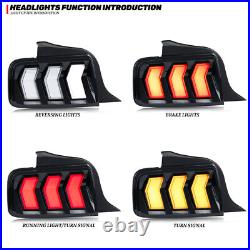 LED Tail Lights for Ford Mustang 2005-2009 S-197 Facelift Rear Lamps Assembly