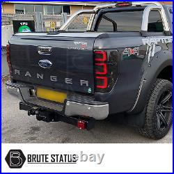 LED Tail Lights for Ford Ranger 2012-2021 Smoked Rear Tail Lamp T6 T7 Models