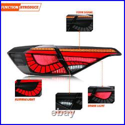 LED Tail Lights for Honda Civic 11th Gen 2022 2023 Smoked Sequential Rear Lamps
