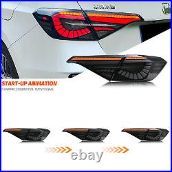 LED Tail Lights for Honda Civic 11th Gen 2022 2023 Smoked Sequential Rear Lamps