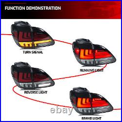 LED Tail Lights for Lexus RX300 1999-2003 Dynamic Signal Rear Lamps Assembly