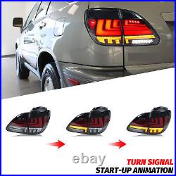 LED Tail Lights for Lexus RX300 1999-2003 Dynamic Signal Rear Lamps Assembly
