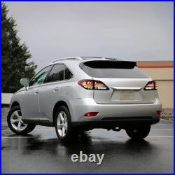 LED Tail Lights for Lexus RX350 RX450 2010-2015 Clear Rear Lamps Pair Assembly