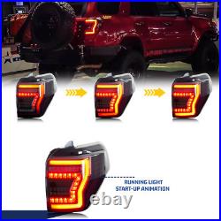 LED Tail Lights for Toyota 4Runner 2010-2024 Animation Sequential Rear Lamps