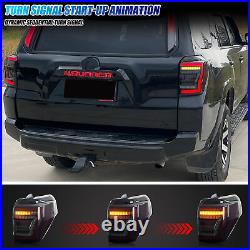 LED Tail Lights for Toyota 4Runner 2010-2024 Animation Sequential Rear Lamps