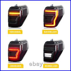LED Tail Lights for Toyota 4Runner 2010-2024 Animation Sequential Rear Lamps