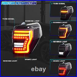 LED Tail Lights for Toyota 4Runner 2010-2024 Animation Sequential Rear Lamps