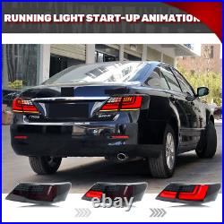 LED Tail Lights for Toyota Camry 2007-2011 Black Animation Rear Lamps Assembly