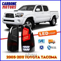 LED Tube Tail Lights For 2005-2015 Toyota Tacoma Left+Right Turn Signal Lamps