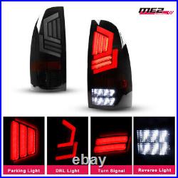 LED Tube Tail Lights For 2005-2015 Toyota Tacoma Sequential Turn Signal Lamps