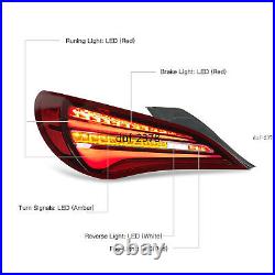 LED Turn Signal Rear Red Tail Lights Assembly For Mercedes Benz CLA 2014-2019