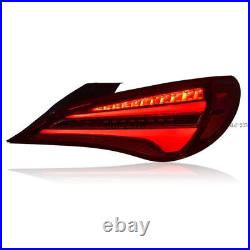 LED Turn Signal Rear Red Tail Lights Assembly For Mercedes Benz CLA 2014-2019