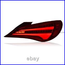 LED Turn Signal Rear Red Tail Lights Assembly For Mercedes Benz CLA 2014-2019