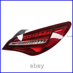LED Turn Signal Rear Red Tail Lights Assembly For Mercedes Benz CLA 2014-2019