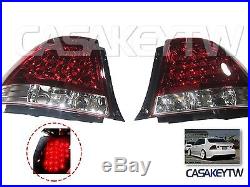 LEXUS IS200 IS300 98-05 LED RED/CLEAR Tail Lights Rear ALTEZZA