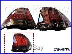 LEXUS IS200 IS300 98-05 LED RED/SMOKE Tail Lights Rear ALTEZZA