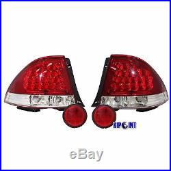 LEXUS IS200 IS300 99-05 LED Red Clear Tail Lights+Rear Trunk Led Lights ALTEZZA