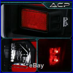Led Black/Red Lens Rear Tail Lights For 2007-2014 Chevy Silverado 1500 2500 3500