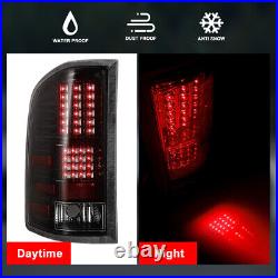 Led Fit 2007-2013 Chevy Silverado 1500 2500 Hd Tail Lights Brake Lamp Assembly