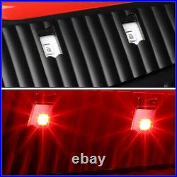 Led Red C-tube Barfor 09-17 Ram 1500 2500 3500 Tail Light Brake Lamps Black