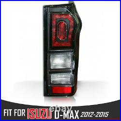 Led Tail Light Lamp Rear Smoke Black Len Isuzu Dmax D-max 2012-2019 Eagle Eyes