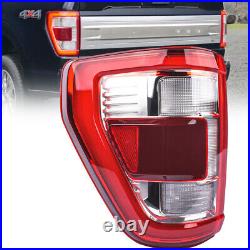 Left Driver LED Tail Light WithBlind Spot For Ford F150 F-150 2021-2023 Taillamp