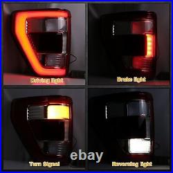 Left Driver LED Tail Light WithBlind Spot For Ford F150 F-150 2021-2023 Taillamp