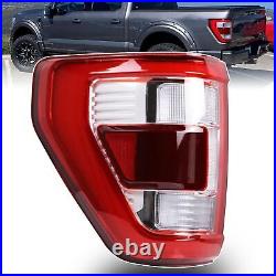 Left Driver LED Tail Light WithBlind Spot For Ford F150 F-150 2021-2023 Taillamp
