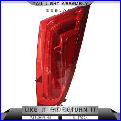 Left+Right For 2013-2017 Cadillac XTS LED Tail Lights Brake Lamps Replace 13-17
