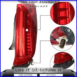 Left+Right For 2013-2017 Cadillac XTS LED Tail Lights Brake Lamps Replace 13-17