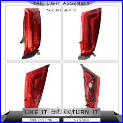 Left+Right For 2013-2017 Cadillac XTS LED Tail Lights Brake Lamps Replace 13-17