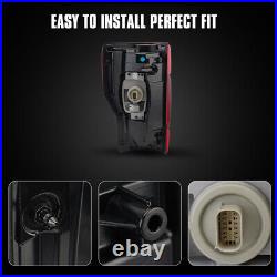 Left&Right LED Tail Light WithBlind Spot For Ford F250 2020-2022 Driver&Passenger