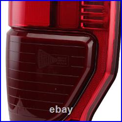 Left&Right LED Tail Light WithBlind Spot For Ford F250 2020-2022 Driver&Passenger