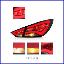 Left & Right Side LED Tail Lights For Hyundai Sonata 2011-14 Rear Lamps Assembly