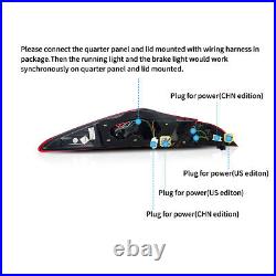 Left & Right Side LED Tail Lights For Hyundai Sonata 2011-14 Rear Lamps Assembly