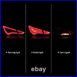 Left & Right Side LED Tail Lights For Hyundai Sonata 2011-14 Rear Lamps Assembly